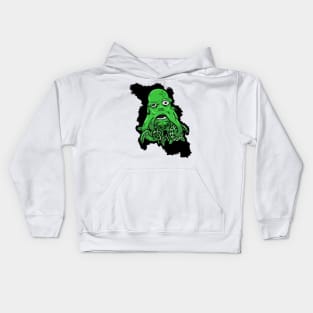 Octopus green Kids Hoodie